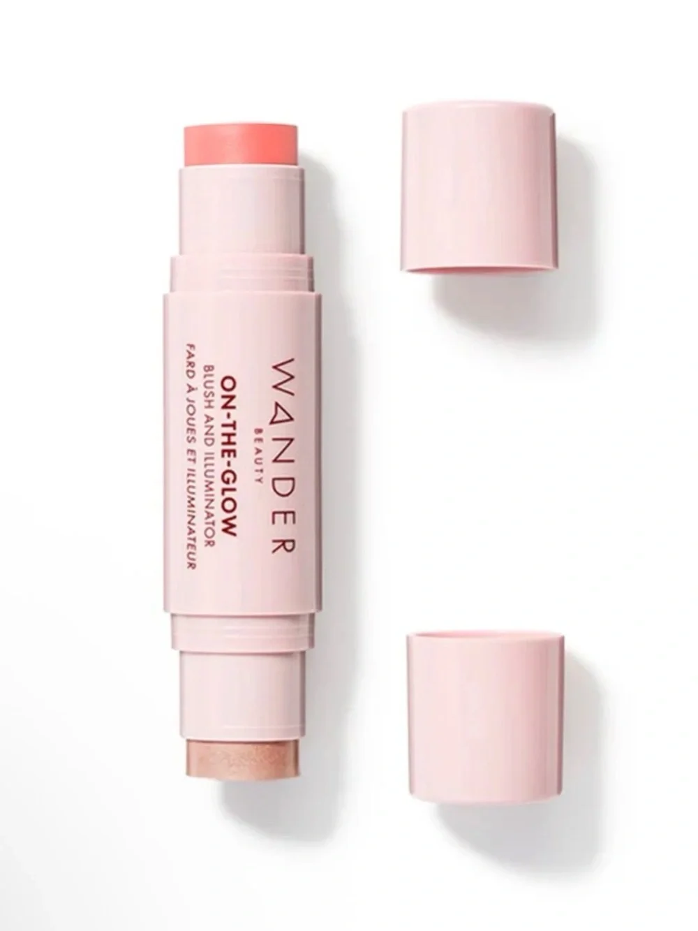 Wander Beauty Cream Blush & Bronzer Duo Stick - Coral Rose & Nude Glow